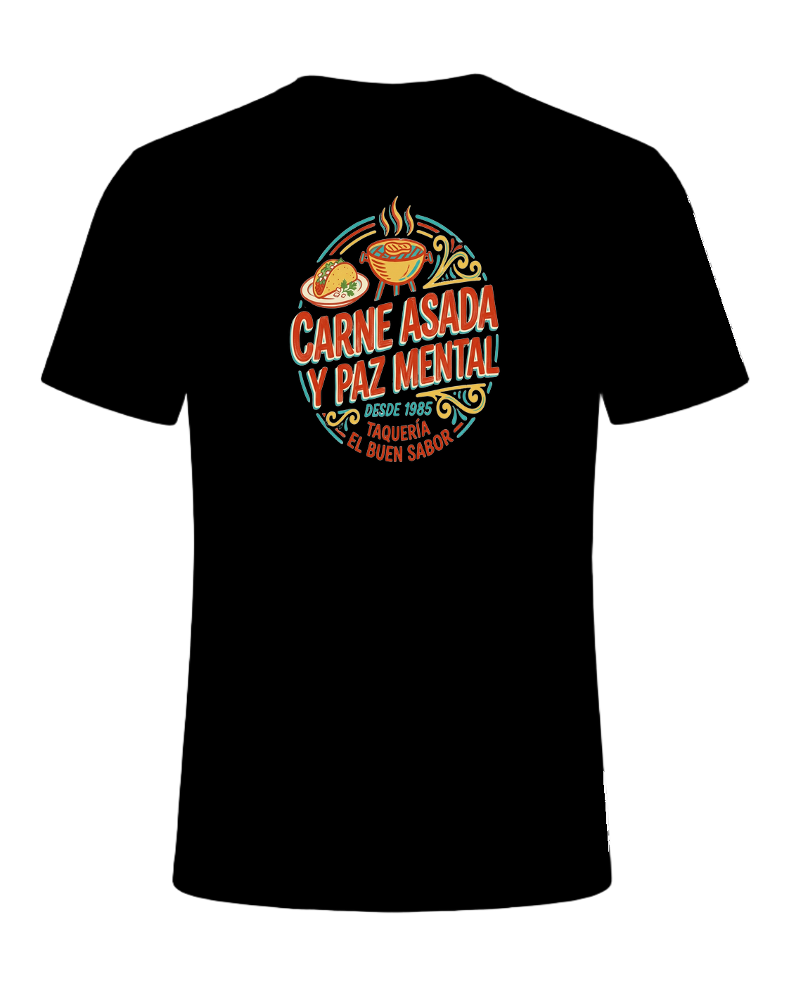 CARNE ASADA Y PAZ MENTAL — Black