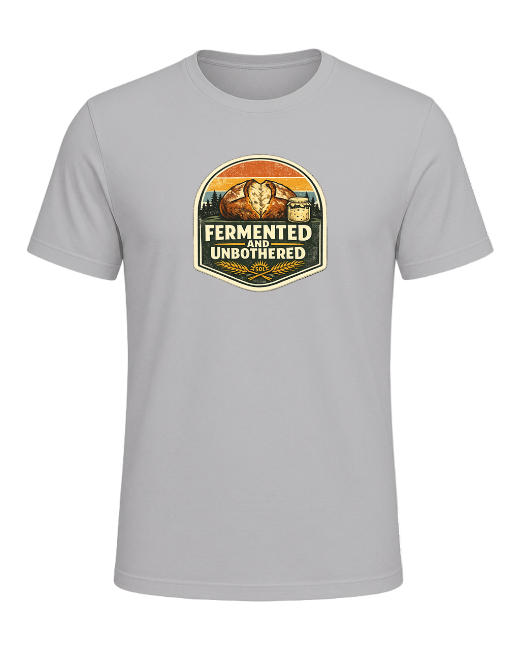 Fermented And Unbothered Tee — Athletic Heather