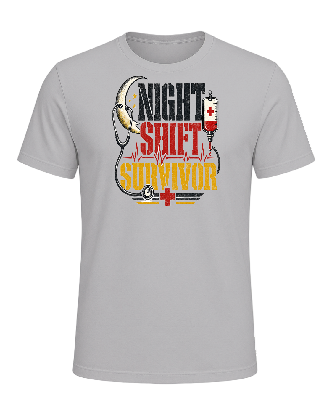NIGHT SHIFT SURVIVOR — Athletic Heather