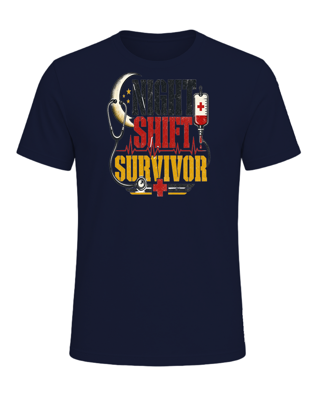 NIGHT SHIFT SURVIVOR — Navy