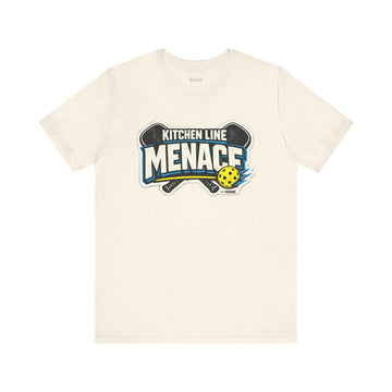 Pickleball Player T-Shirt — A Menace at the Kitchen Line