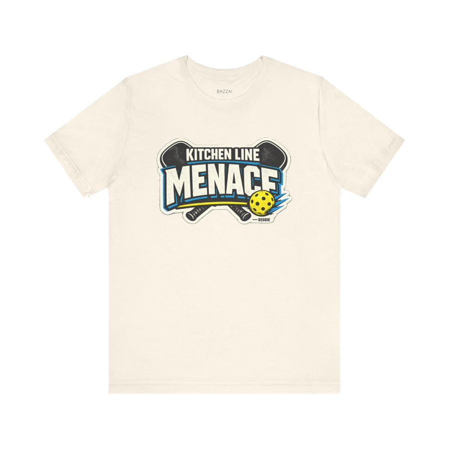 Pickleball Player T-Shirt — A Menace at the Kitchen Line