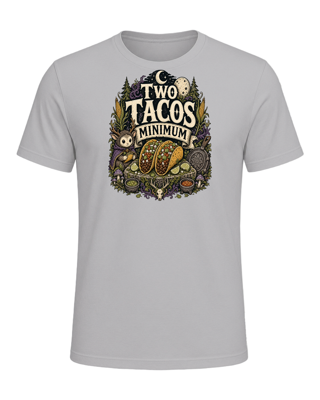 TWO TACOS MINIMUM — Athletic Heather