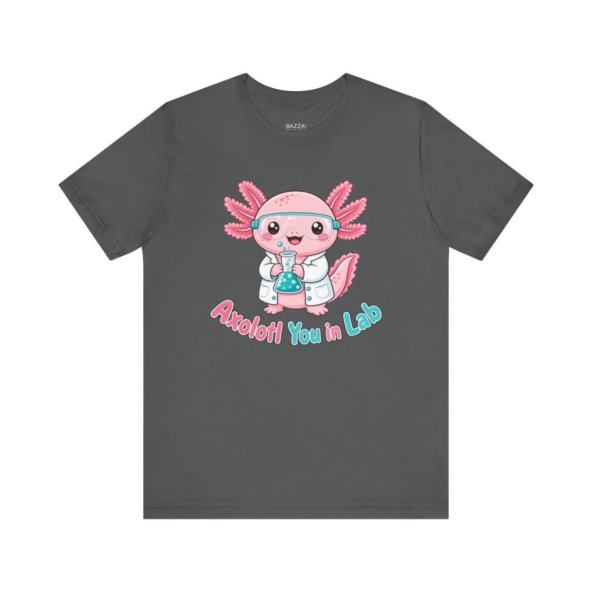 Axolotl Gift T-Shirt — Permanently Delighted — t-shirt design