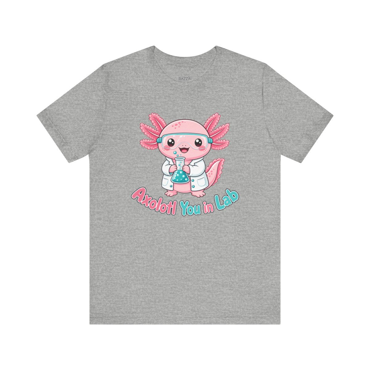 Axolotl Gift T-Shirt — Permanently Delighted — t-shirt design