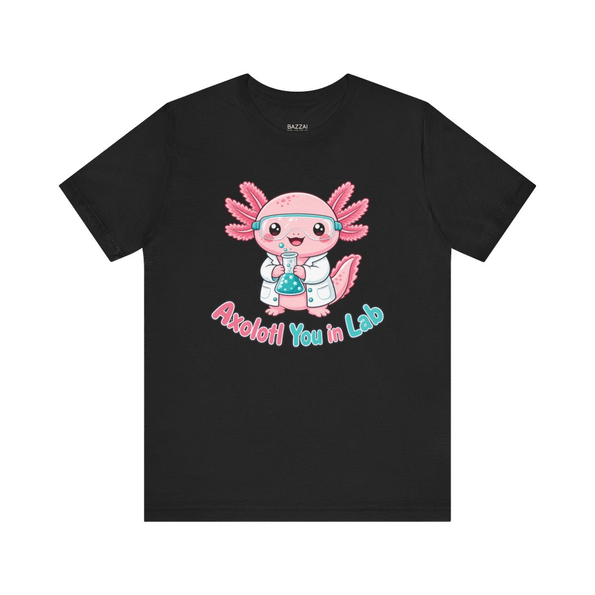 Axolotl Gift T-Shirt — Permanently Delighted — t-shirt design