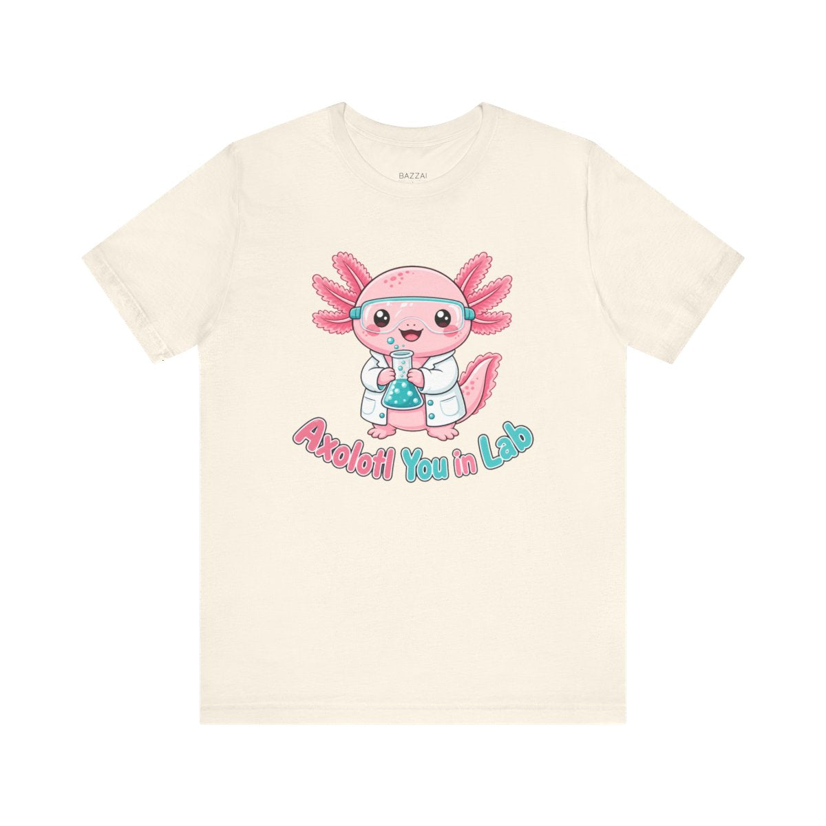 Axolotl Gift T-Shirt — Permanently Delighted — t-shirt design