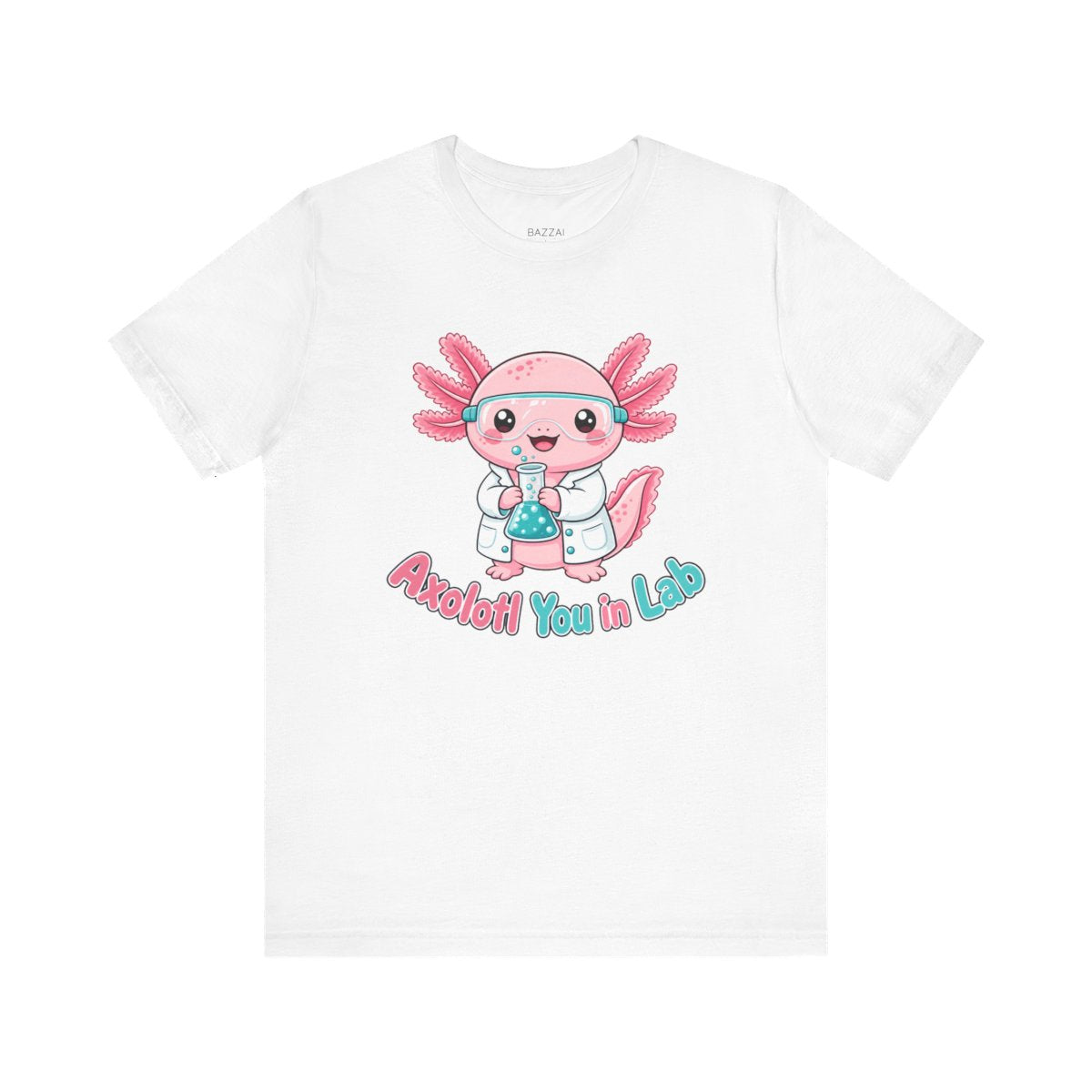 Axolotl Gift T-Shirt — Permanently Delighted — t-shirt design