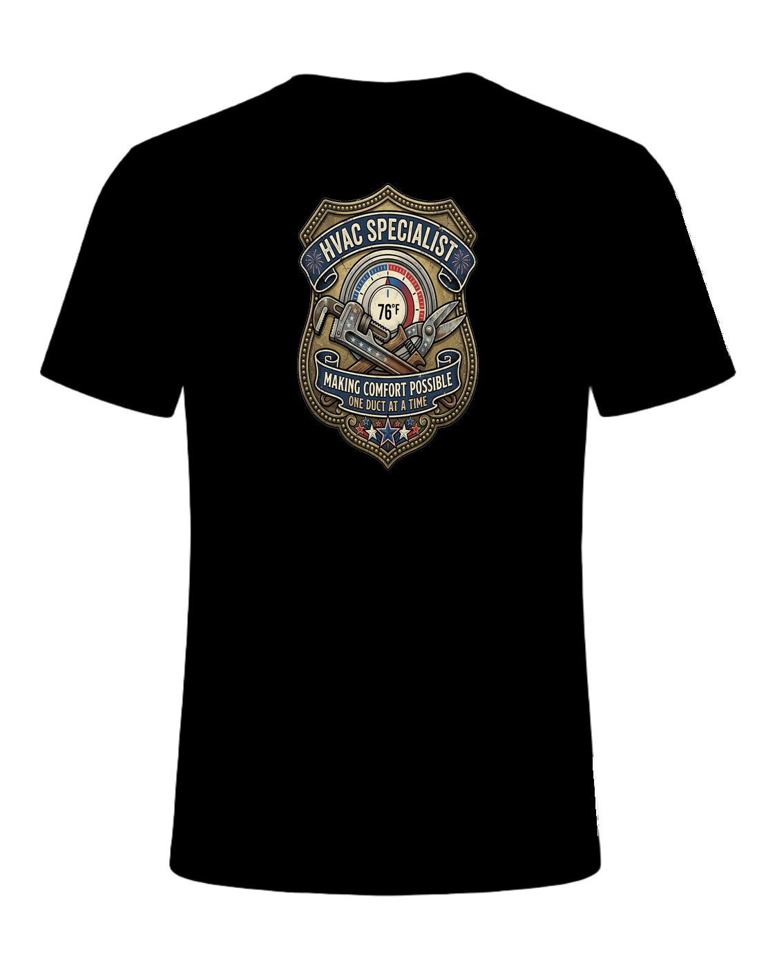 HVAC Technician — Black