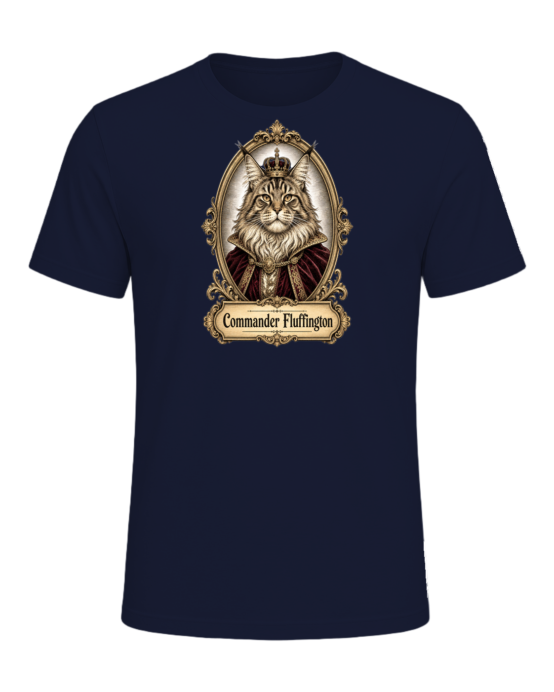 Maine Coon Royalty — Navy