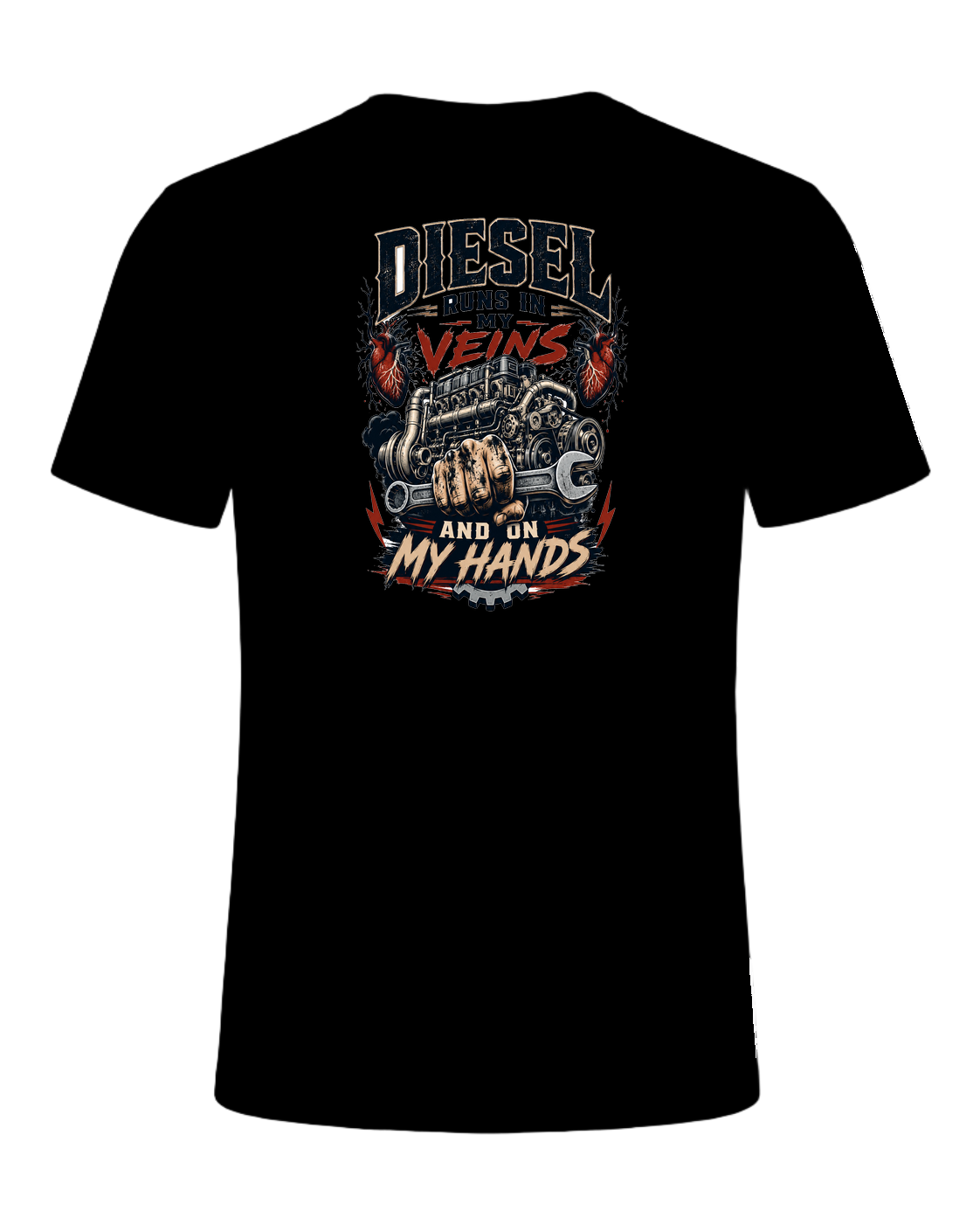Diesel runs in my veins and on my hands — Black
