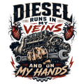 Diesel runs in my veins and on my hands