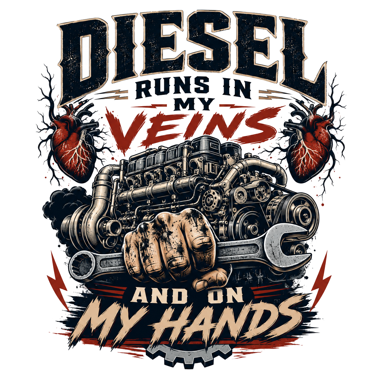 Diesel runs in my veins and on my hands