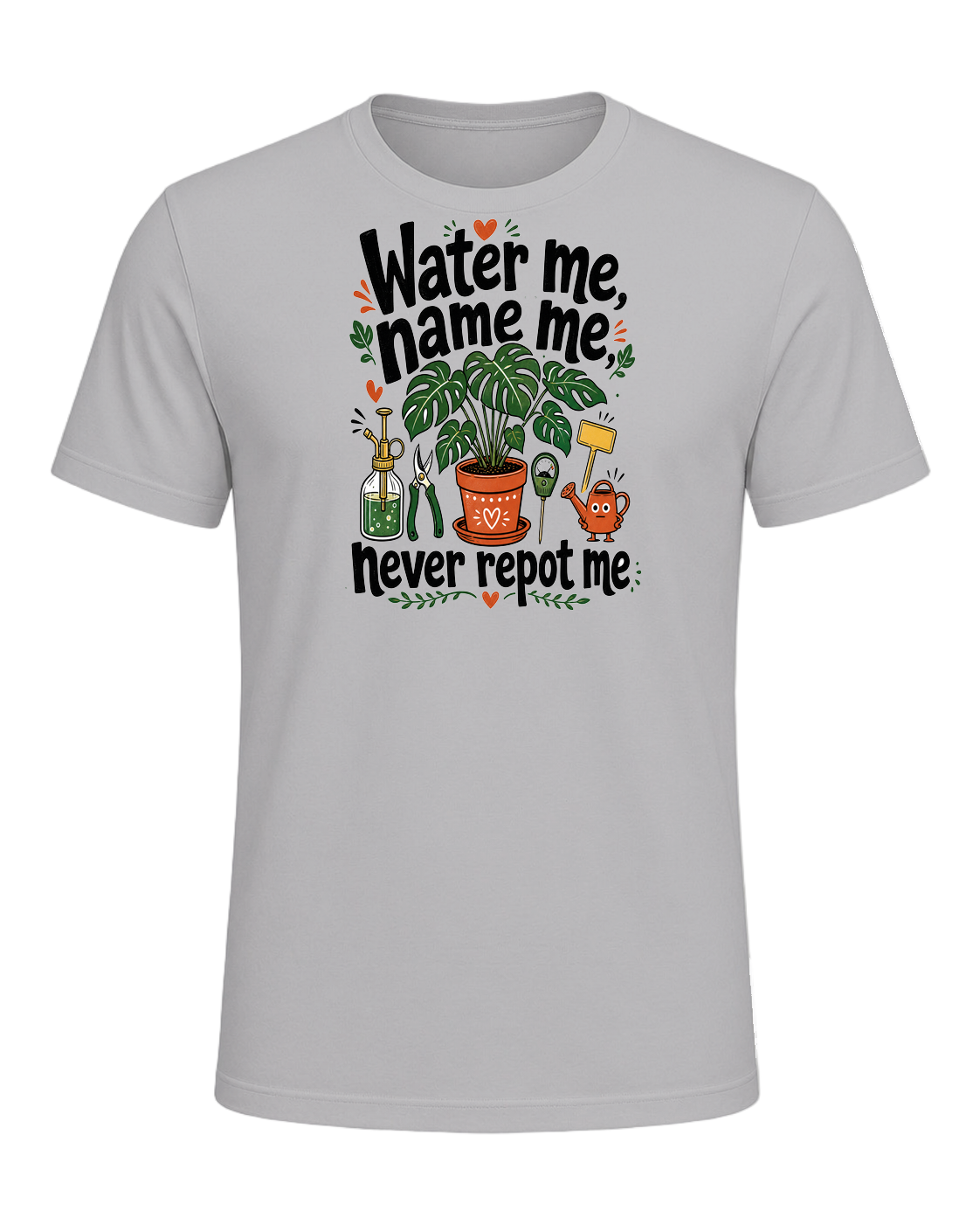 Water me, name me, never repot me — Athletic Heather