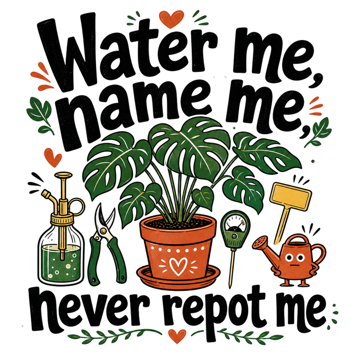 Water me, name me, never repot me — Funny Doodle Edition