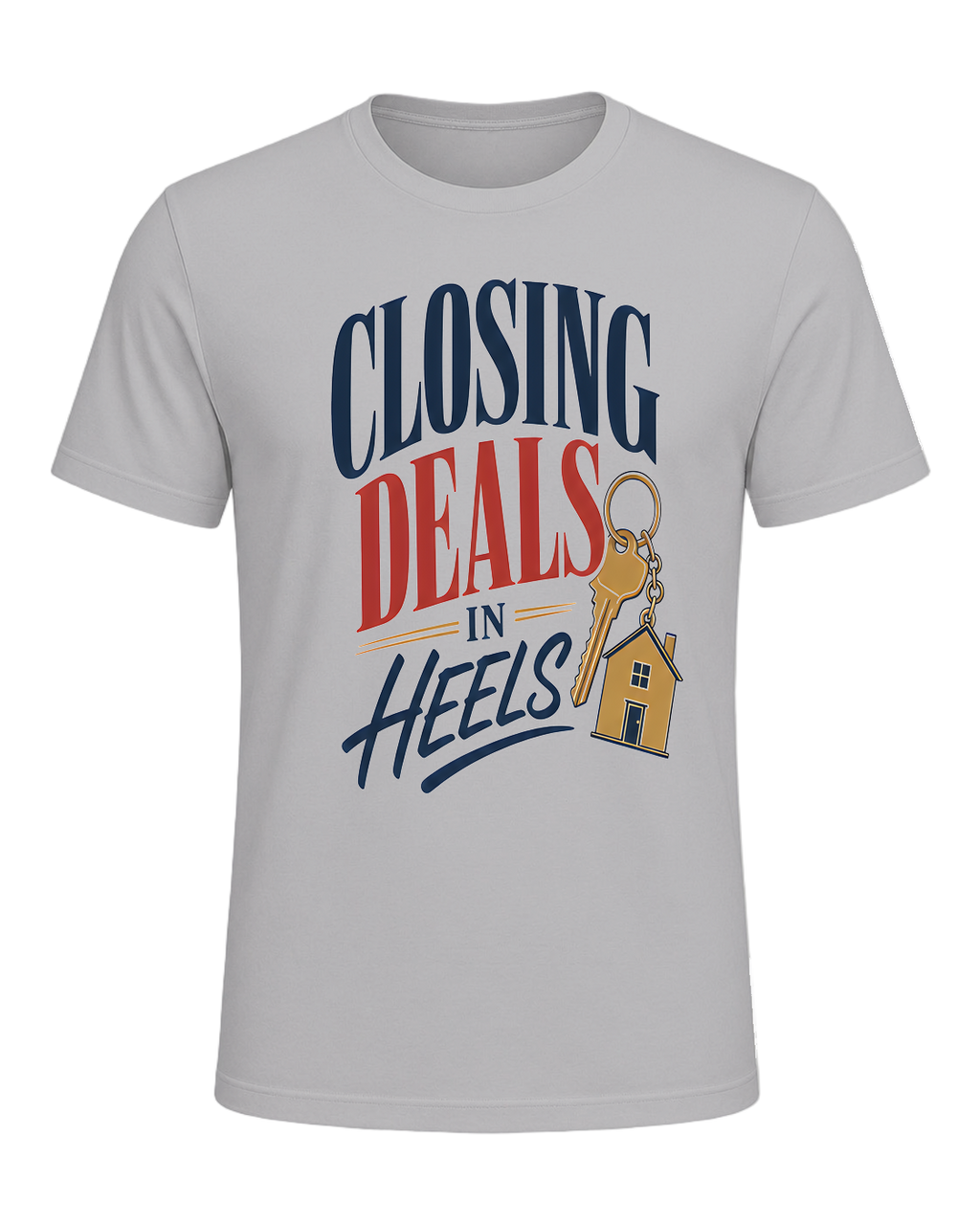 CLOSING DEALS IN HEELS — Athletic Heather