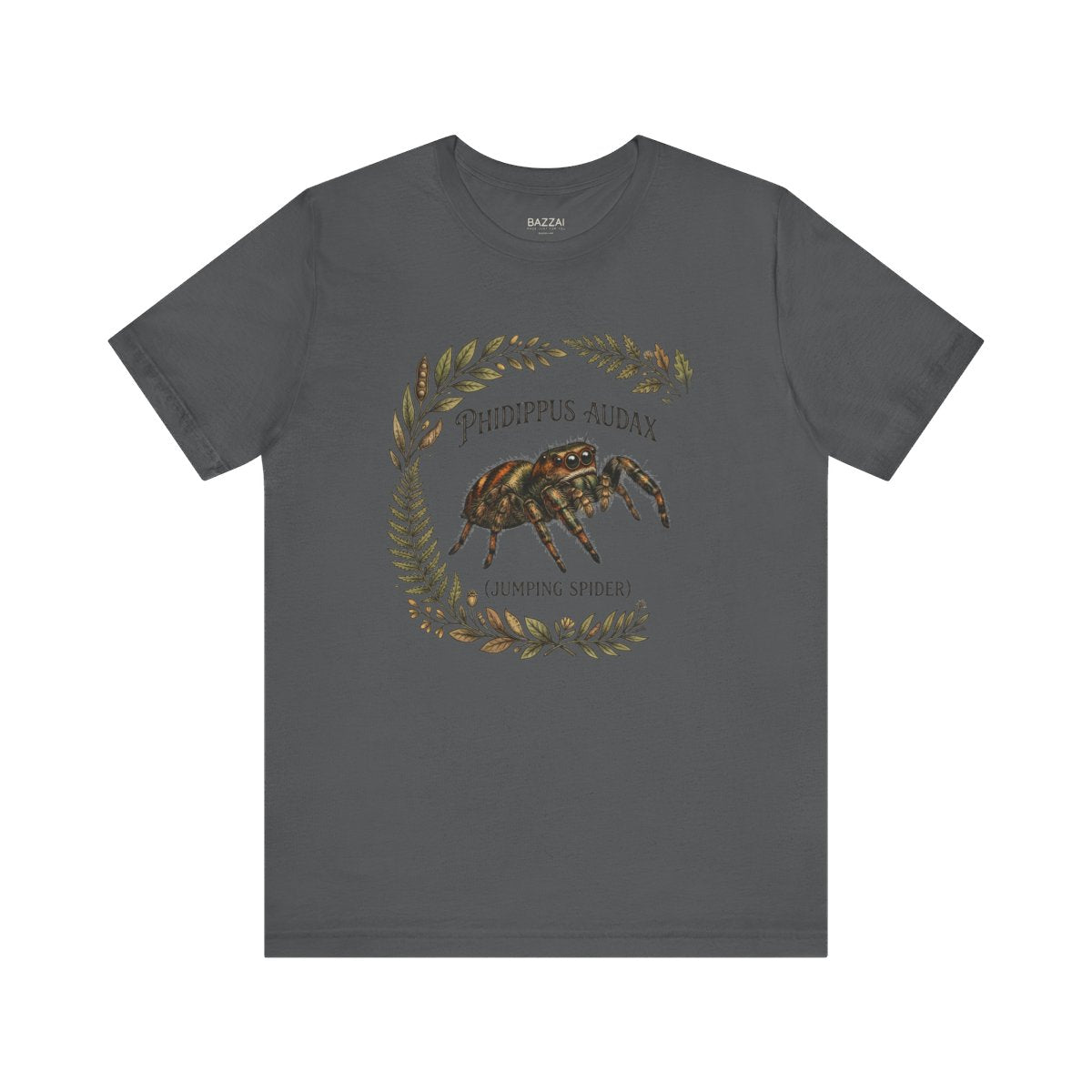 Spider Art T-Shirt — Enormous Eyes, Small Spider — t-shirt design