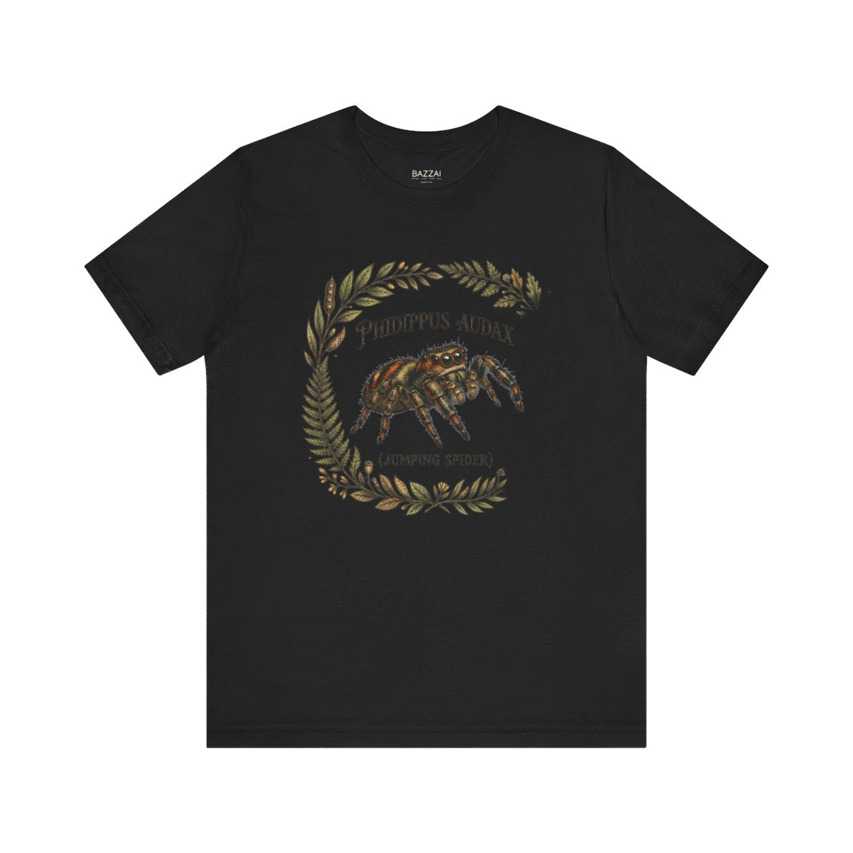 Spider Art T-Shirt — Enormous Eyes, Small Spider — t-shirt design