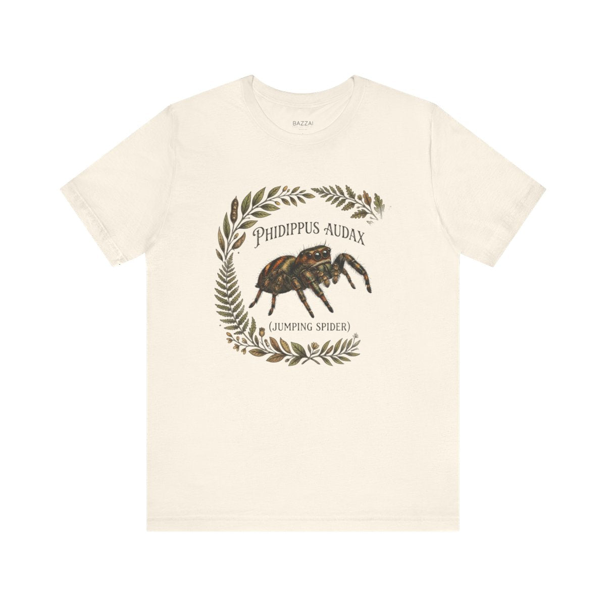 Spider Art T-Shirt — Enormous Eyes, Small Spider — t-shirt design