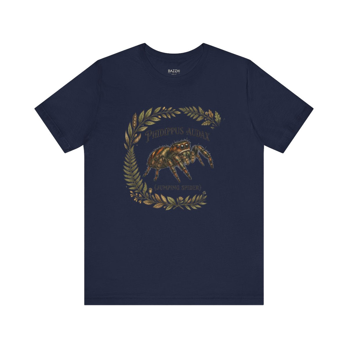 Spider Art T-Shirt — Enormous Eyes, Small Spider — t-shirt design