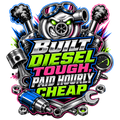 Built diesel tough, paid hourly cheap