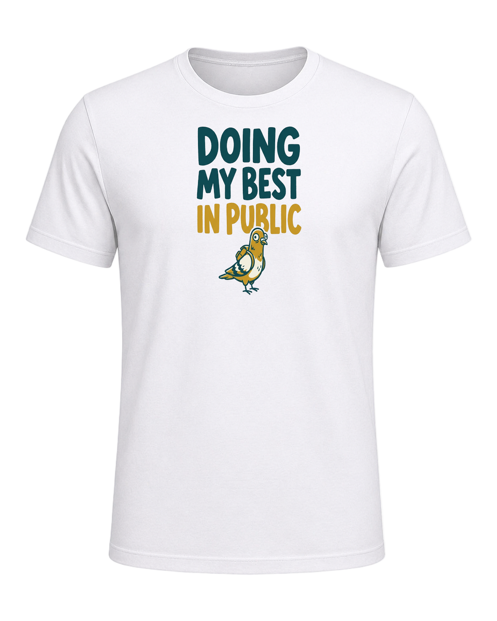 DOING MY BEST IN PUBLIC — White