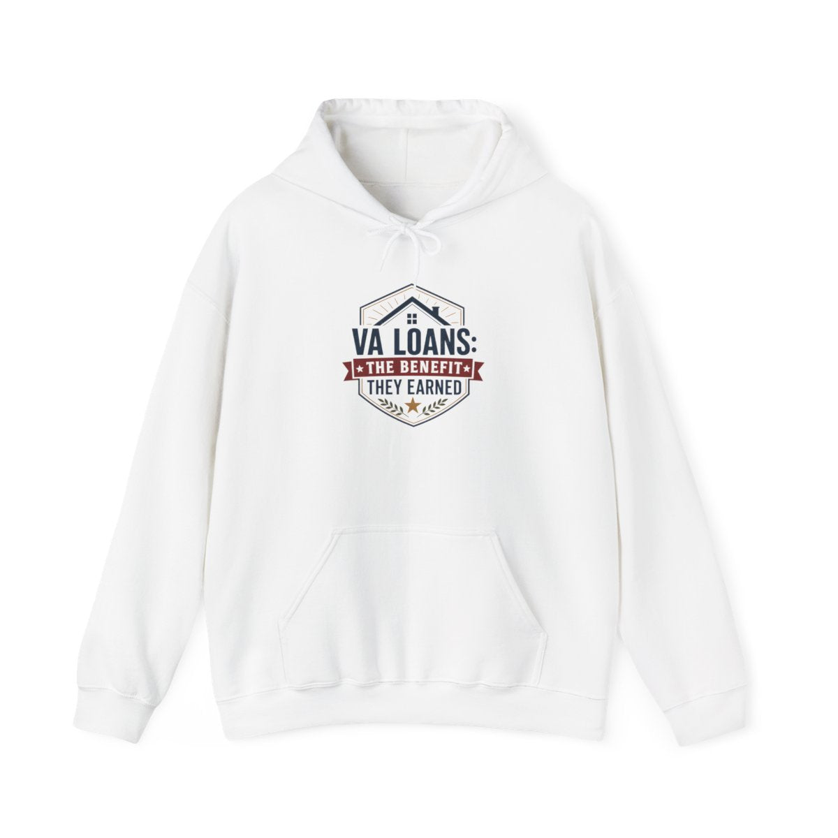 VA LOANS: THE BENEFIT THEY EARNED Hoodie — White