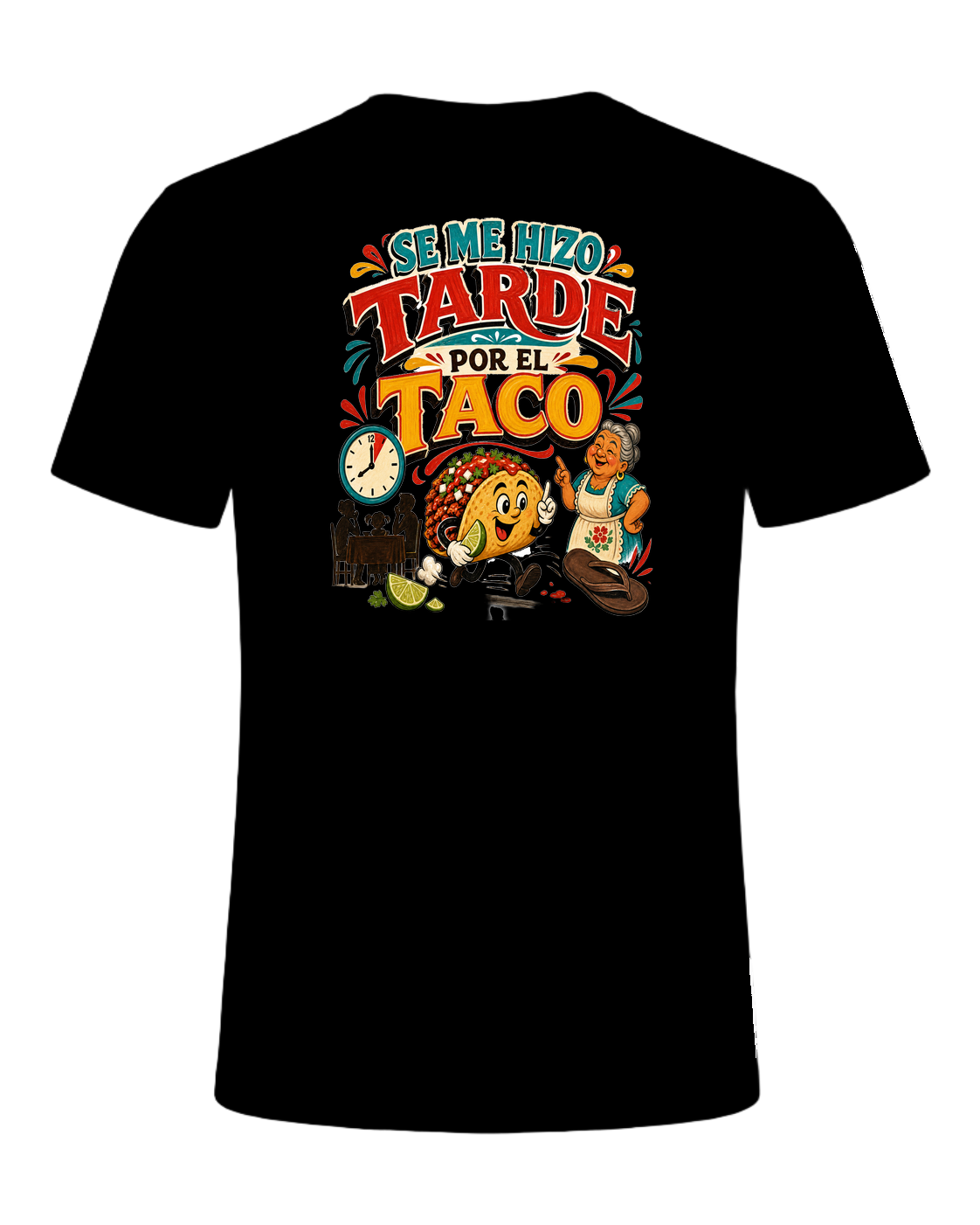 SE ME HIZO TARDE POR EL TACO — Black