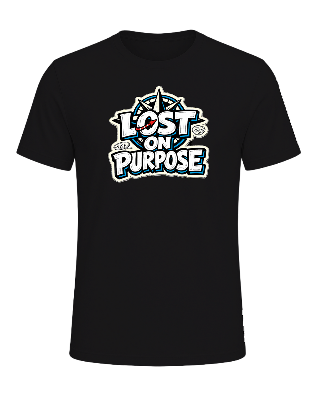 A loud travel tee for wanderers who treat detours like the destination. — Dark Grey Heather