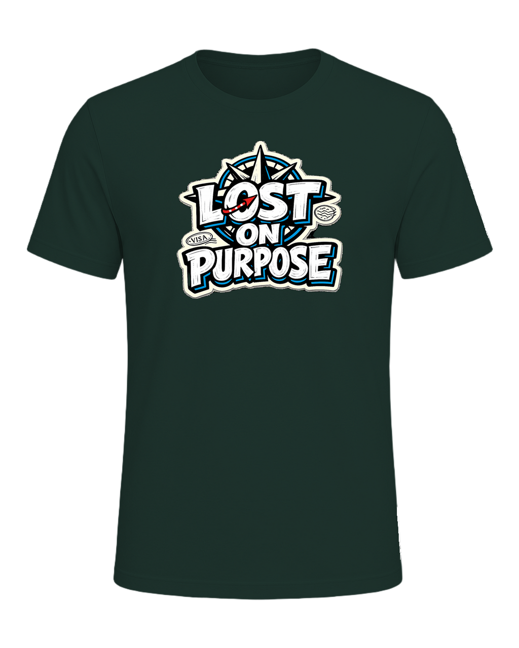 A loud travel tee for wanderers who treat detours like the destination. — Forest