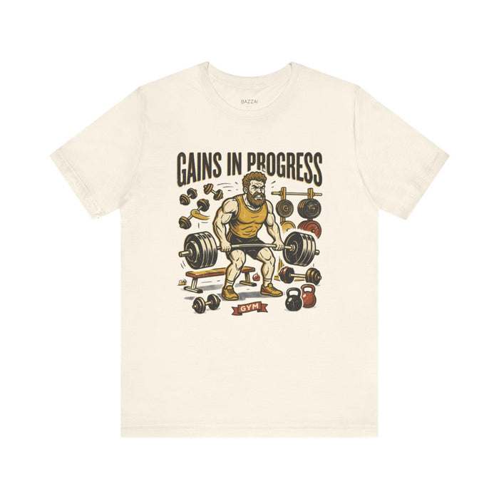 Gym Lover T-Shirt — Gains in Progress