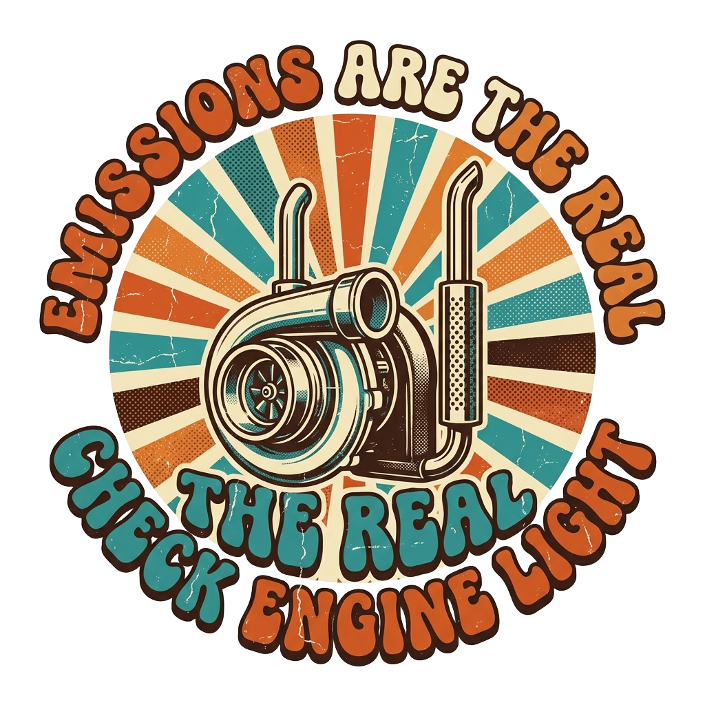 Emissions are the real check engine light