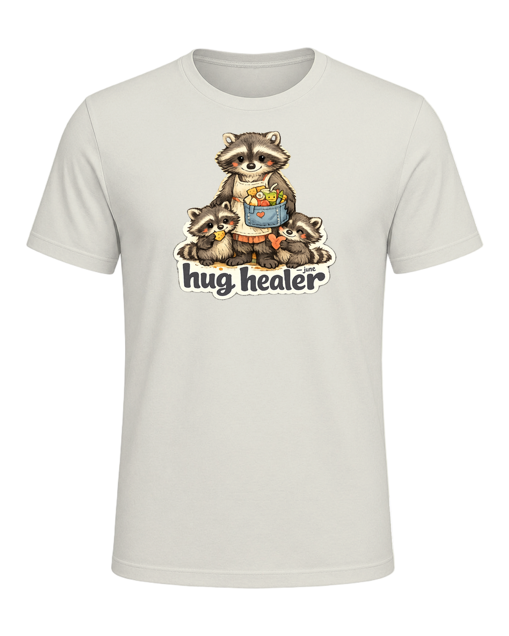 Snack Dealer, Hug Healer Tee — Citron