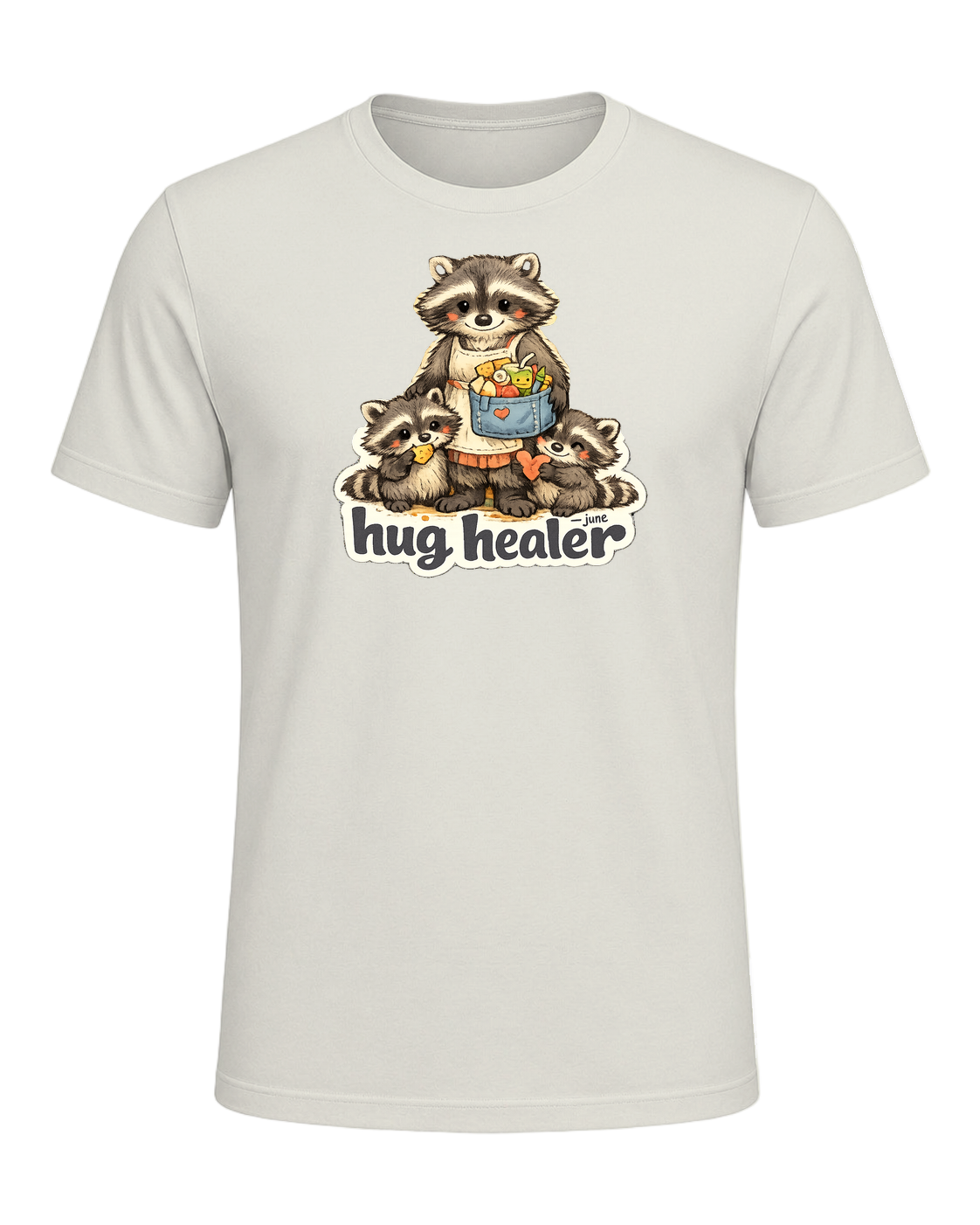 Snack Dealer, Hug Healer Tee — Citron