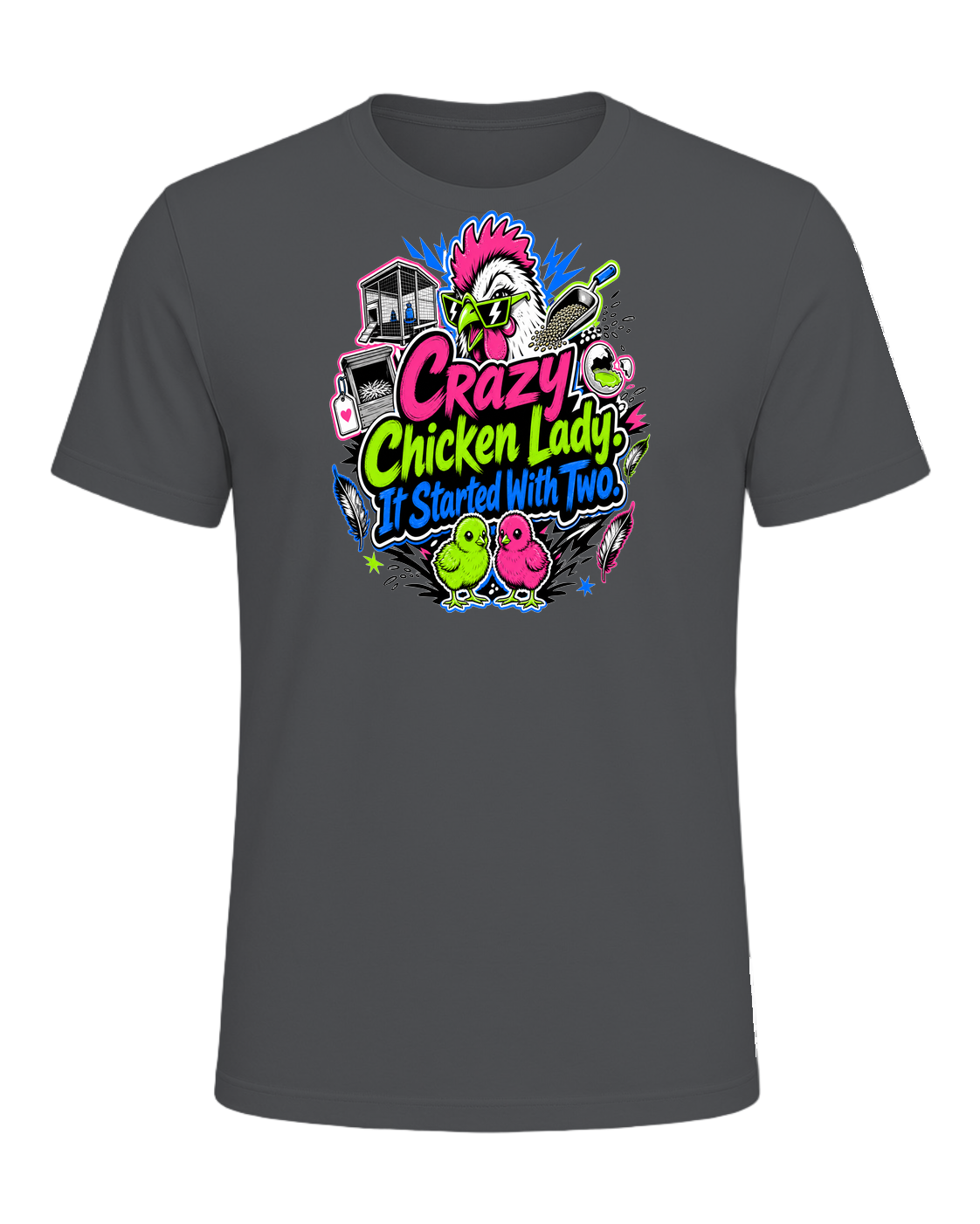 Crazy Chicken Lady. It Started With Two. — Asphalt