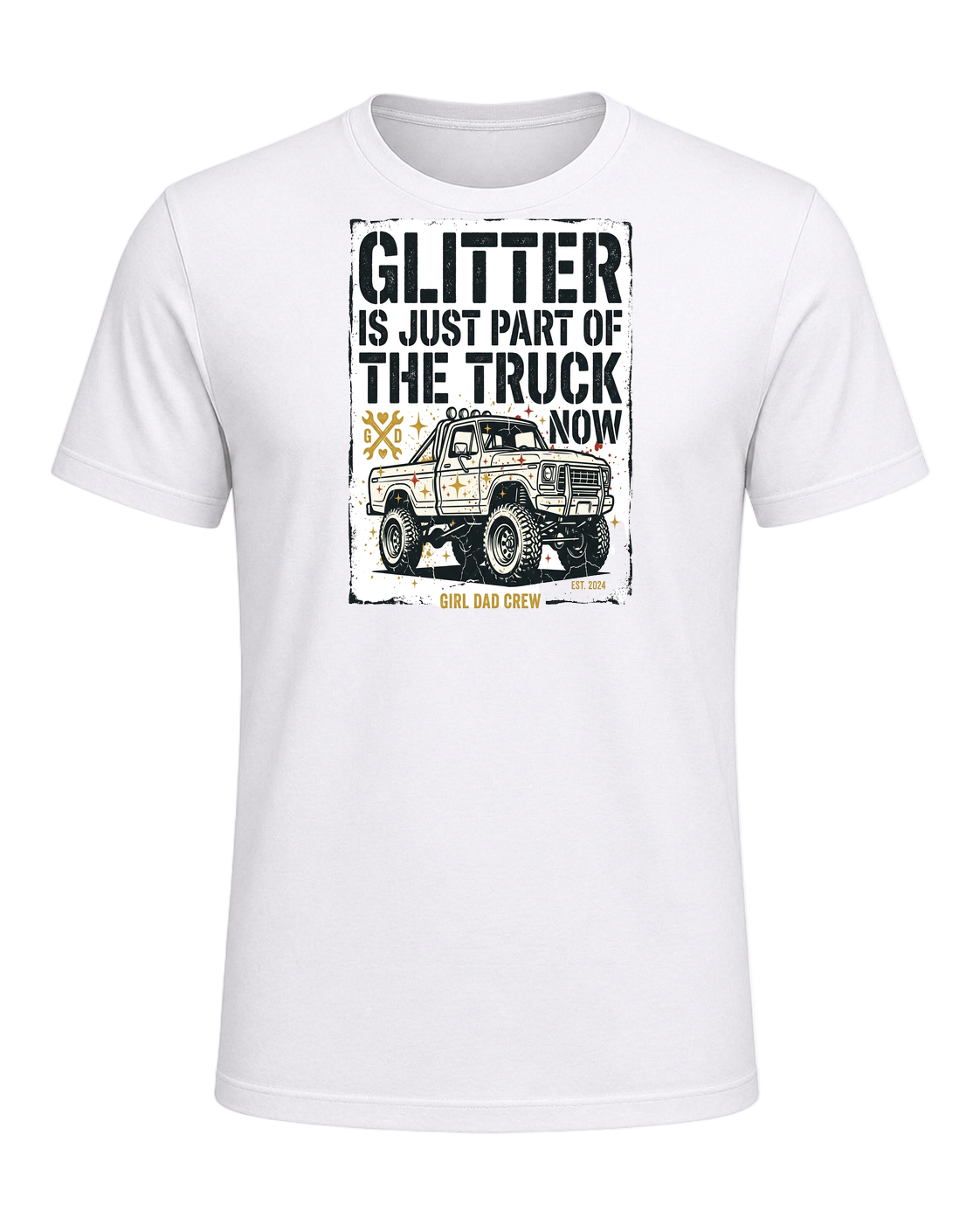 Glitter is just part of the truck now — White
