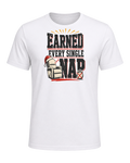 Earned every single nap — White
