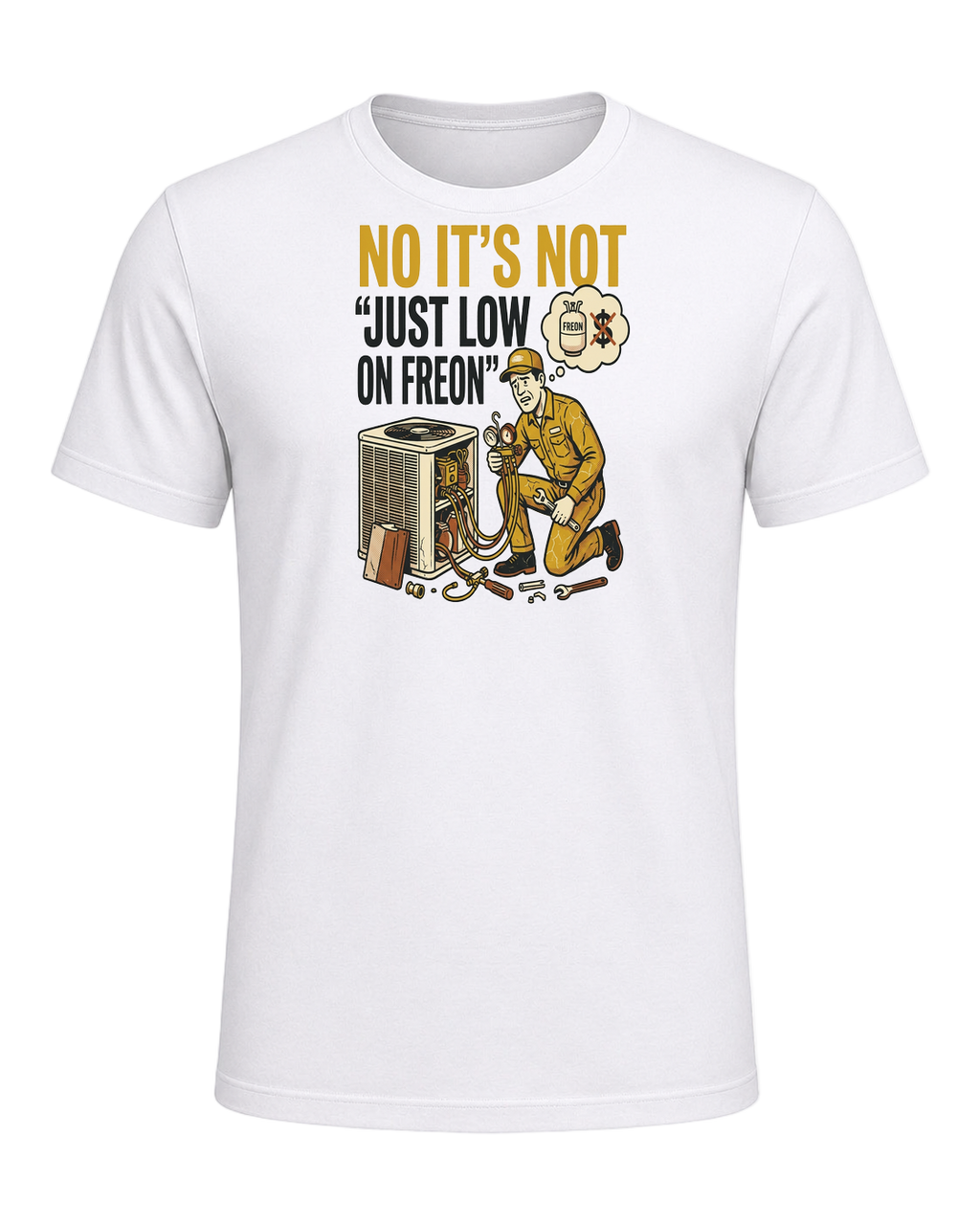 No it's not 'just low on freon' — White