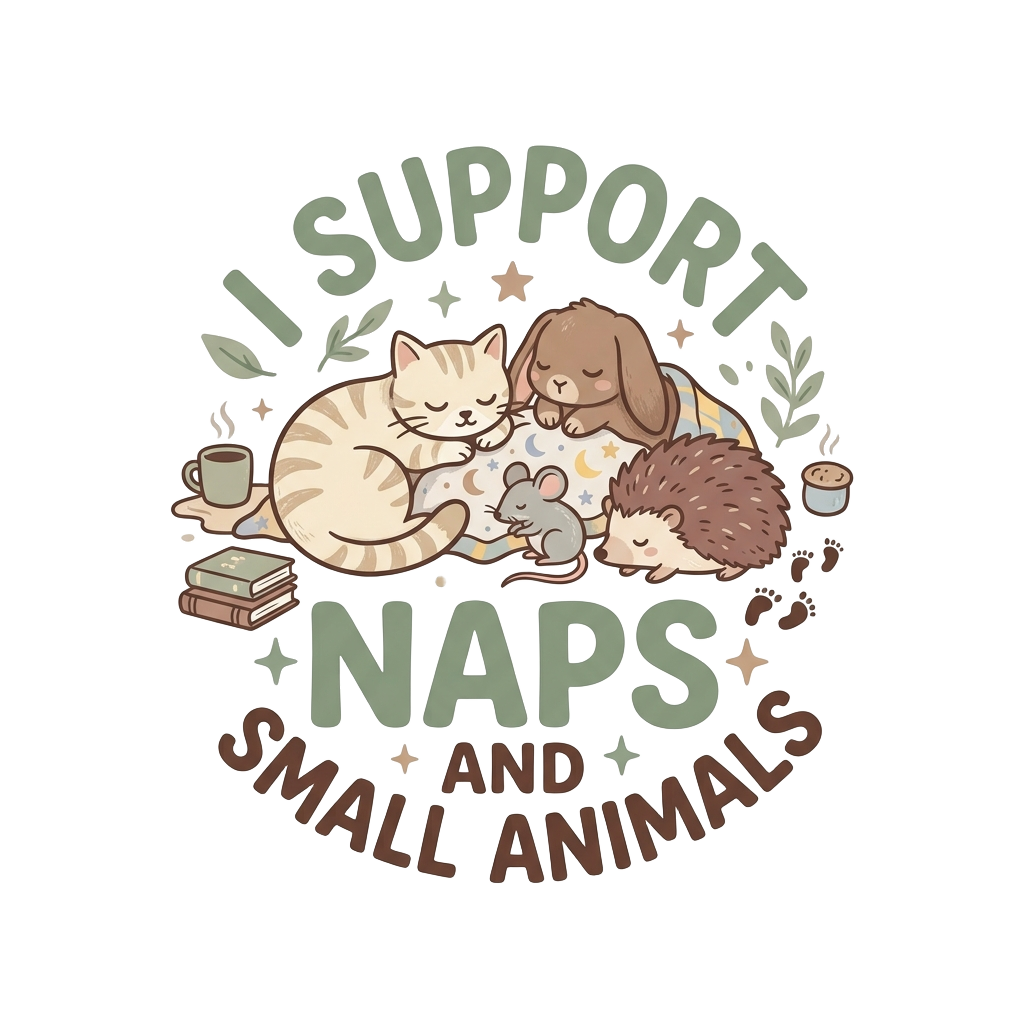 I SUPPORT NAPS AND SMALL ANIMALS