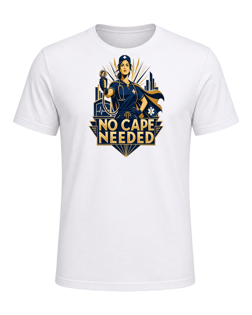 ER Nurse Superhero — White