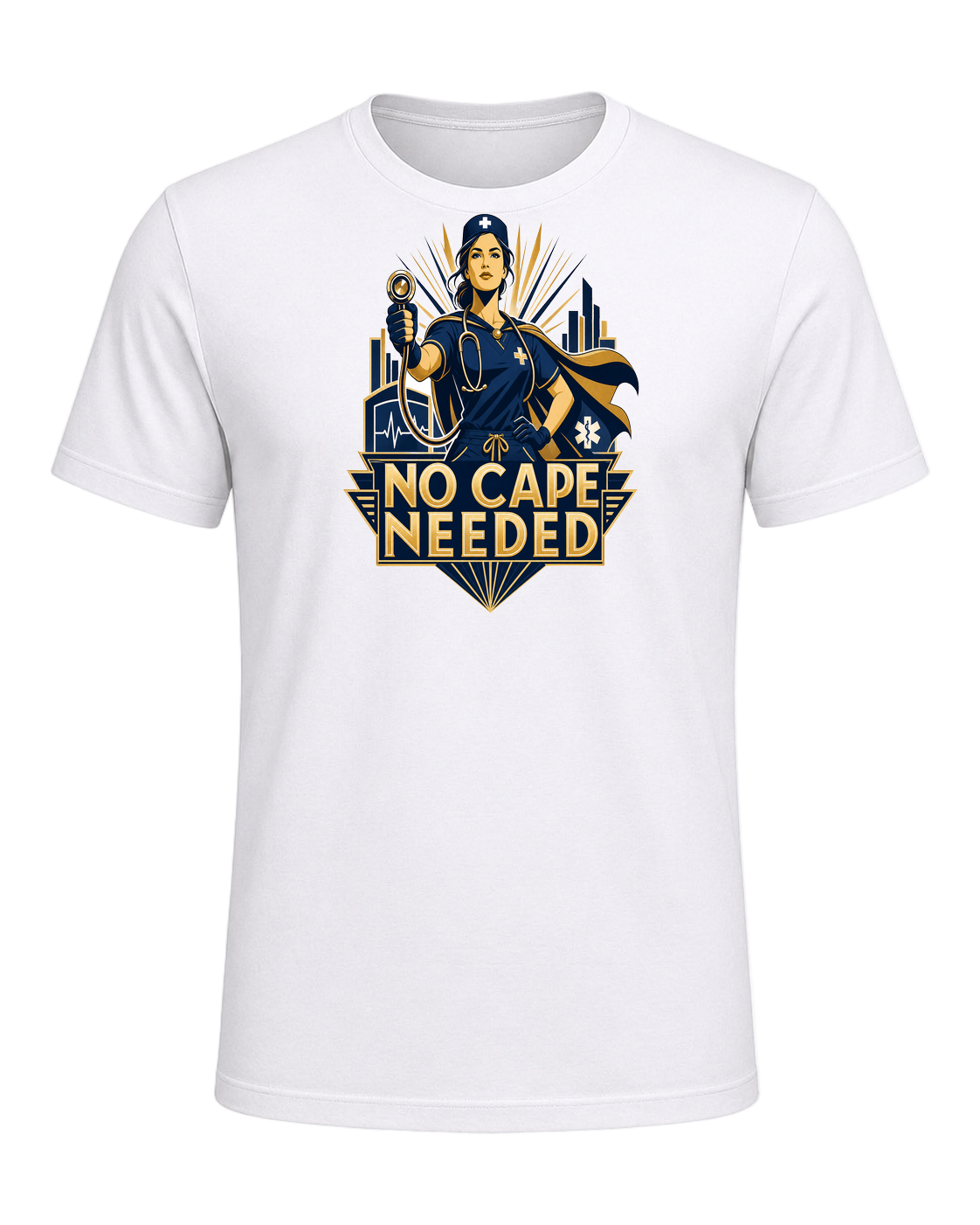 ER Nurse Superhero — White