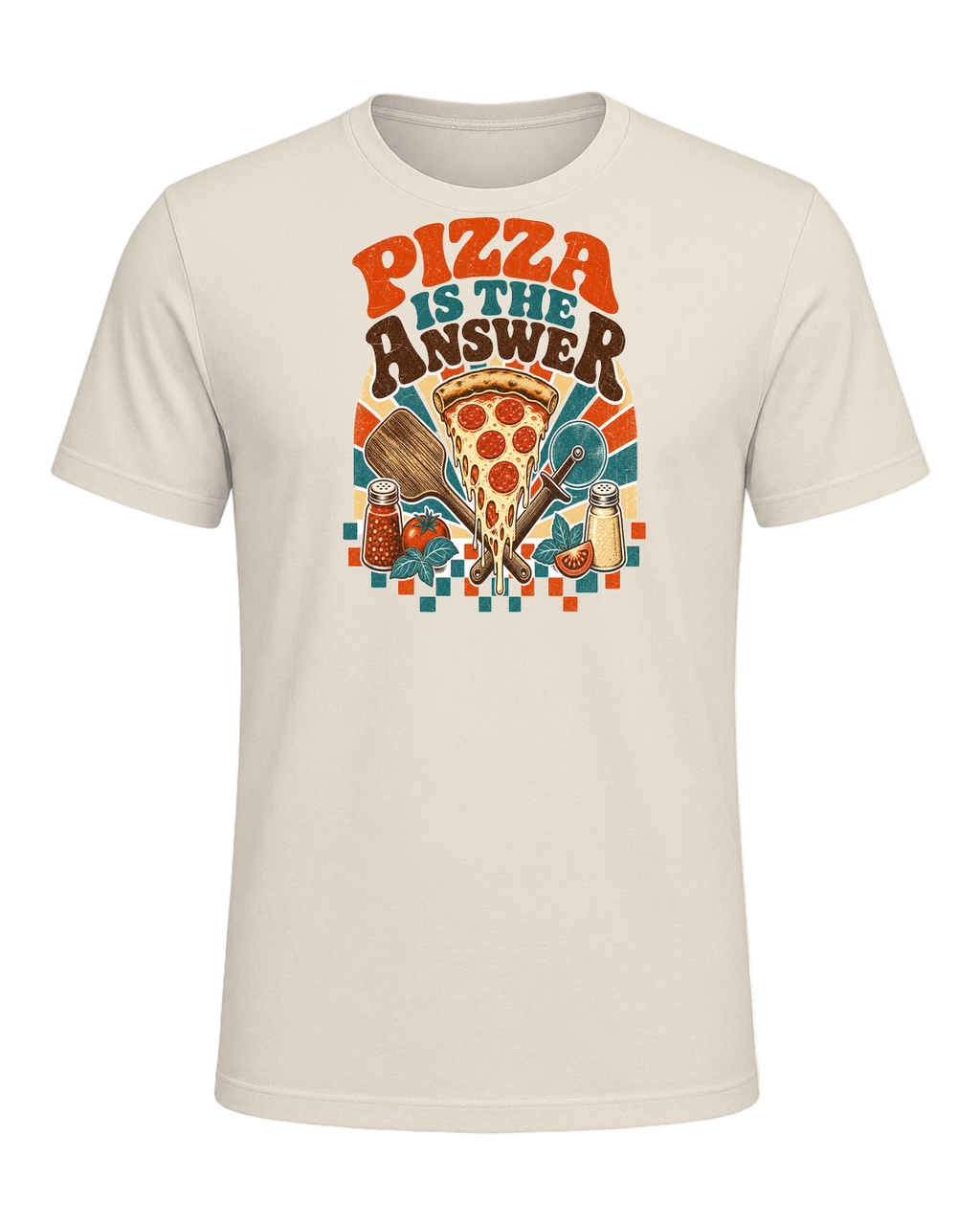 PIZZA IS THE ANSWER — Heather Prism Natural