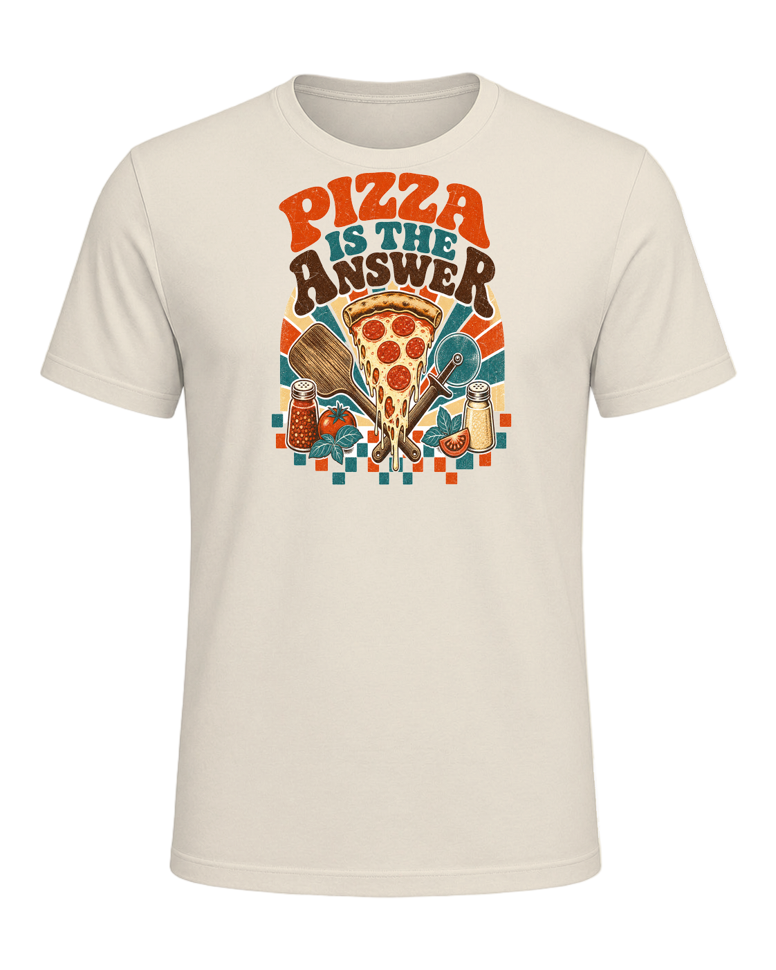 PIZZA IS THE ANSWER — Heather Prism Natural