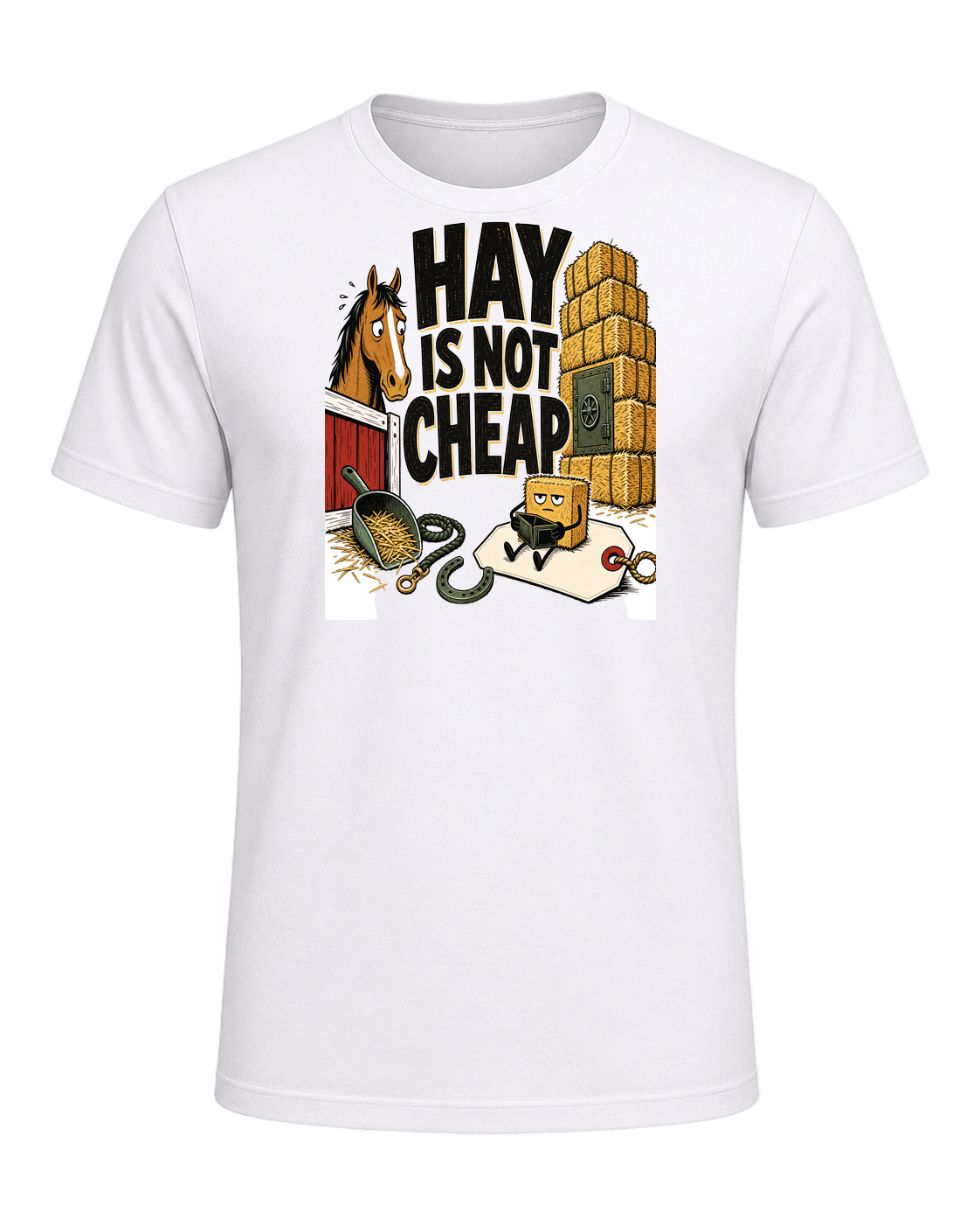 HAY IS NOT CHEAP — White