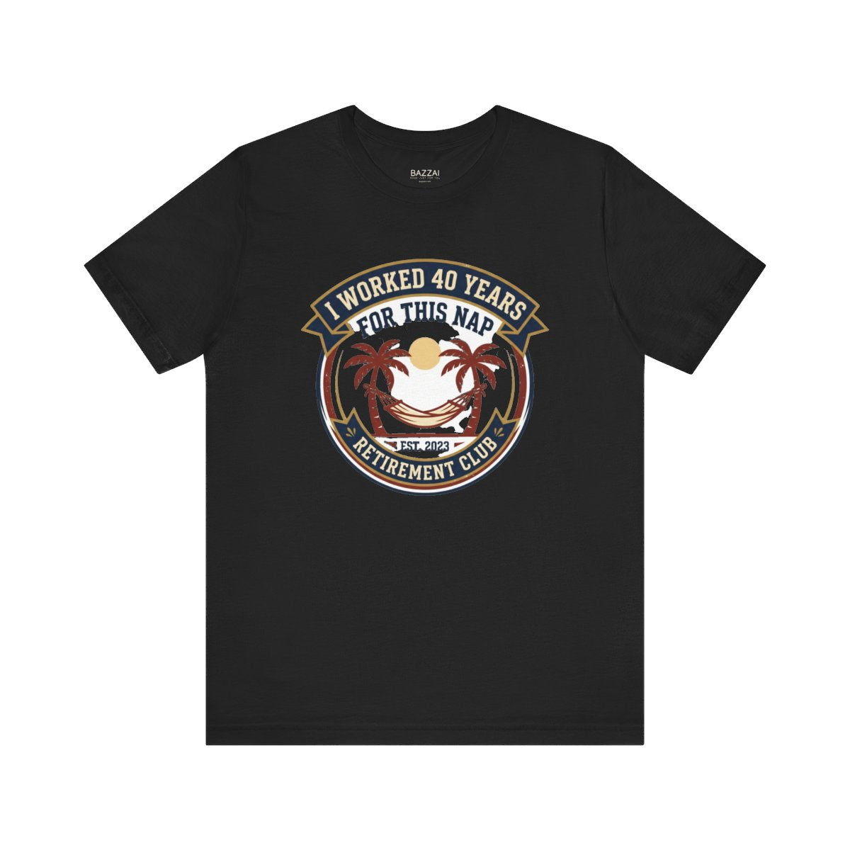 Retirement Gift T-Shirt — I Worked 40 Years for This Nap — retired zero plans t-shirt design