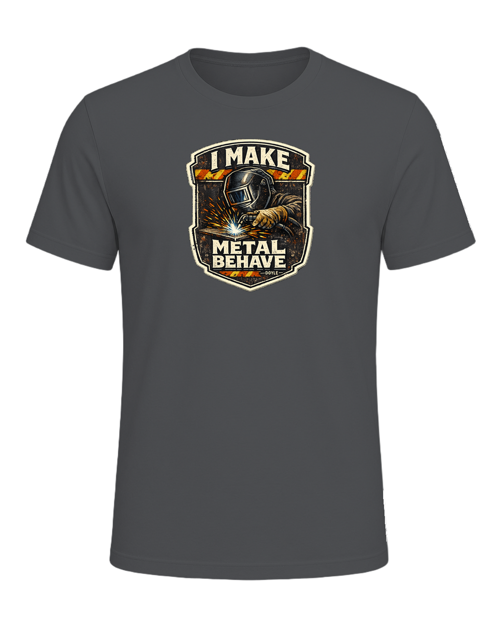 I Make Metal Behave Tee — Asphalt