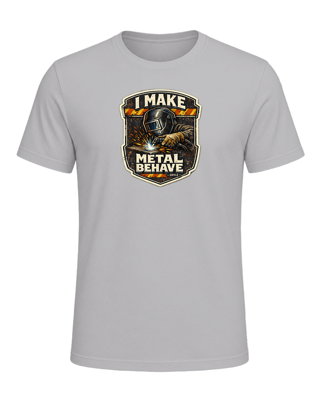 I Make Metal Behave Tee — Athletic Heather
