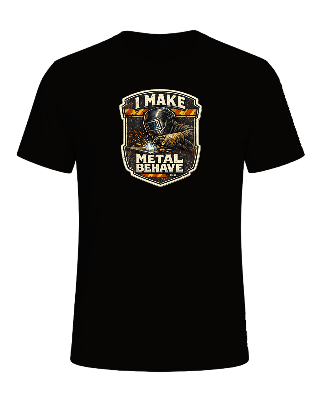 I Make Metal Behave Tee — Black Heather