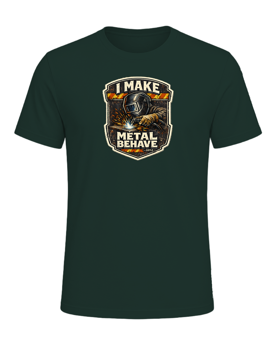 I Make Metal Behave Tee — Forest