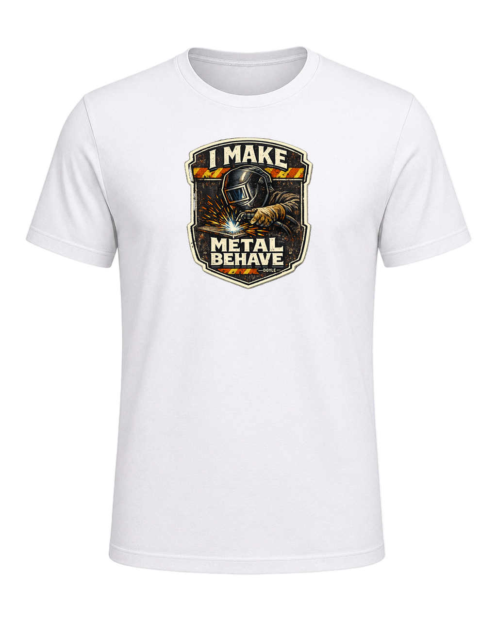 I Make Metal Behave Tee — White